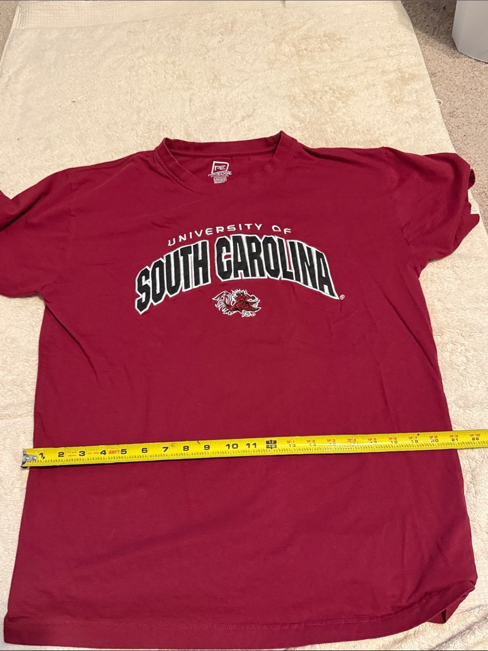 Pro Edge Maroon University of South Carolina Graphic Tee - Picture 5 of 5